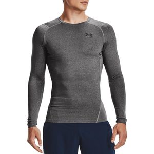 T-shirt met lange mouwen Under UA HG Armour Comp LS-GRY 1361524-090 S