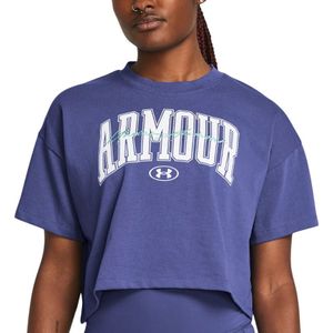 T-shirt Under Armour UA HW SCRIPTED WM CROP SS-PPL 1383050-561 S