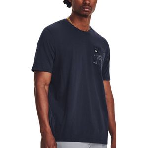 T-shirt Under Armour UA ELEVATED CORE POCKET SS-BLU 1379554-410 M