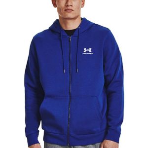 Sweatshirt met capuchon Under Armour UA Essential Fleece FZ Hood-BLU 1373881-400 3XL