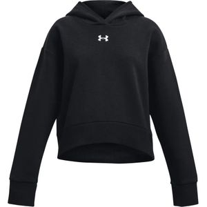 Sweatshirt met capuchon Under Armour UA Rival Fleece Crop Hoodie-BLK 1379517-001 YMD