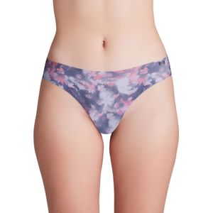 Onderbroeken Under Armour Pure Stretch 3-Pack Printed No Show Thong 1383894-014 L