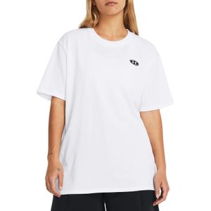 T-shirt Under Armour Heavyweight Embroidered Patch Boyfriend Oversized 1383045-100 L