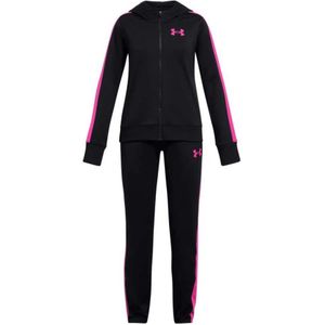Set Under Armour UA Knit Hooded Tracksuit-BLK 1377517-004 YLG