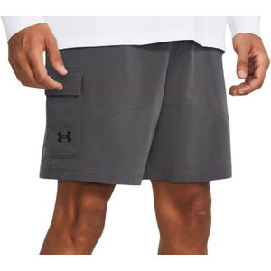 Under Armour Stretch Woven 8.125in Cargo Korte Broek Grijs Man