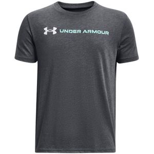 T-shirt Under Armour UA B LOGO WORDMARK SS 1380747-012 YLG