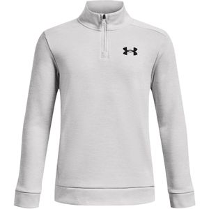 Sweatshirt Under UA Armour Fleece 1/4 Zip-GRY 1373559-015 YXL