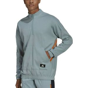 Sweatshirt adidas Sportswear M TRVL 1/4 ZIP MENS HOODIE ha2342 Maat S