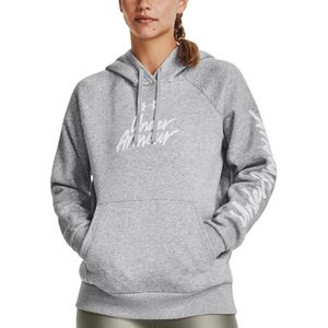 Sweatshirt met capuchon Under Armour UA Rival Fleece Graphic Hdy-GRY 1379609-012 XS