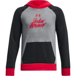 Sweatshirt met capuchon Under Armour Rival Fleece Script Colorblock 1379795-001 YSM