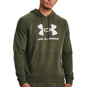 Sweatshirt met capuchon Under Armour UA Rival Fleece Logo HD-GRN 1379758-390 XL