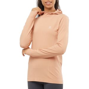 Sweatshirt met capuchon Salomon COMET SEAMLESS HOODY W lc1498700 Maat L