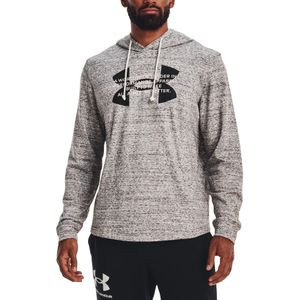 Sweatshirt met capuchon Under Armour UA Rival Terry Logo Hoodie-WHT 1373382-112 XL