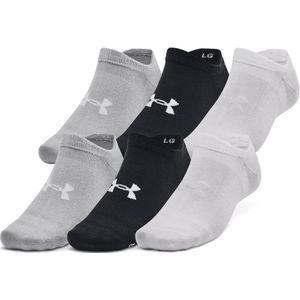 Sokken Under Armour UA Essential No Show 6pk-BLK 1382611-002 Maat XL