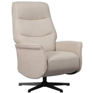 Relaxfauteuil Boaz - polyester - zand - Leen Bakker