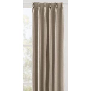 Leen Bakker - Gordijnstof Davey - Beige - Polyester - B150 Cm