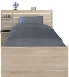 Bed Evi - eikenkleur - 90x200 cm - Leen Bakker