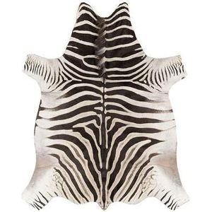 Vloerkleed Marty Zebra - zwart/wit - 155x190 cm - Leen Bakker