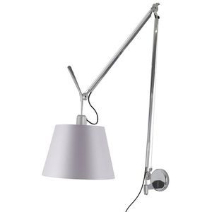 Artemide Tolomeo Mega Wandlamp Satijn 32cm met Dimmer