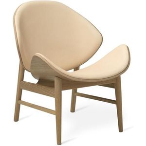 Warm Nordic The Orange Fauteuil met Zit- en Rugbekleding Vegetal 090/Oak