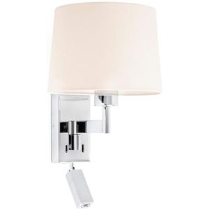 Faro ARTIS Wandlamp Chroom/ Beige