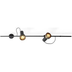 Trizo 21 2Thirty-WH2 Wandlamp Zwart/ Brons Ring