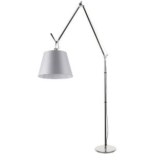 Artemide Tolomeo Mega Vloerlamp Satijn 42 cm Lampenkap met Dimmer