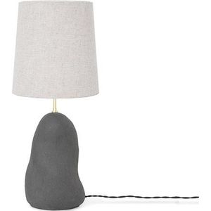 Ferm Living Hebe Tafellamp Medium Zwart M. Wit Lampenkap