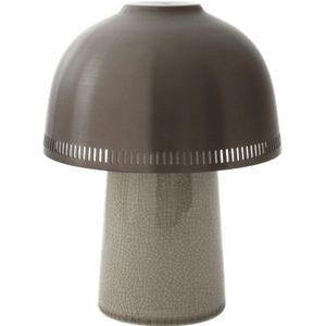 &Tradition Raku SH8 Tafellamp Draagbaar Beige Grijs/ Gebronsd