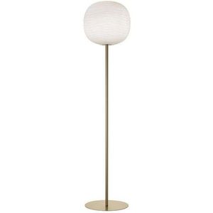 Foscarini Gem Vloerlamp Wit/ Goud