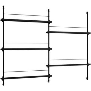 Moebe Tijdschriftenrek MS.115.2 Zwart