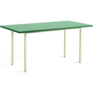 HAY Tweekleurige Eettafel L160 Ivoor/Groen Munt