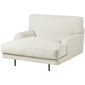 GUBI Flaneur Fauteuil Bekleed met Indianskop 15 met Poten in Antiek Messing