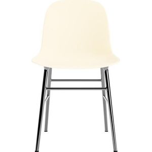 Normann Copenhagen Form Eetkamerstoel Crème/ Chroom