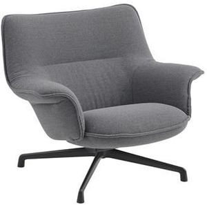 Muuto Doze Fauteuil Lage Rug Ocean 80/Antraciet Zwart