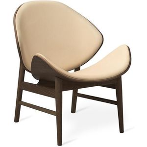 Warm Nordic The Orange Fauteuil met Zitting en Rugleuning Vegetal 090/Smoked Oak