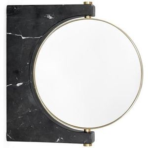 Audo Pepe Marble Spiegel Messing/ Nero Marquina Marmer