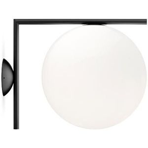 Flos IC C/W 1 Wandlamp Mat Zwart