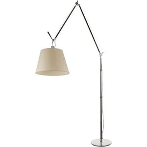 Artemide Tolomeo Mega Vloerlamp Perkament 42 cm Lampenkap met Dimmer