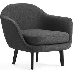 Normann Copenhagen Sum Fauteuil Zwart Aluminium/ Gesmolten Zwart MLF16