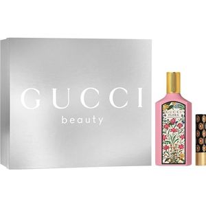 Gucci Vrouwengeuren Gucci Flora Gorgeous GardeniaGeschenkset Eau de Parfum Spray 100 ml + Rouge de Beauty Brillant 515 Devotion