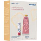 Korres Lichaamsverzorging HandverzorgingEveryday Essentials Hand- en Lipverzorgingsset Pioenroos Peony Rose Hand Cream 50 ml + Mediterranean Grape Lip Balm 4,5 g 1 Stk. (€ 14,95 / 1 stuks)