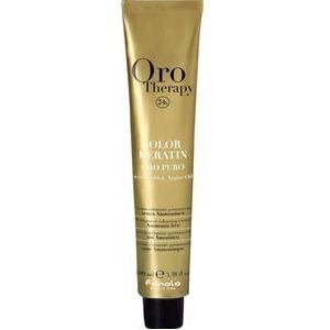 Fanola Kleurverandering Haarverf en haarkleuring Oro Therapy Oro Puro Color Keratin No. 6,5 Donkerblond mahonie