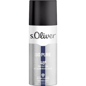 s.Oliver Herengeuren So Pure Men Deodorant Spray 48H Protection 150 ml (€ 23,60 / 1 l)
