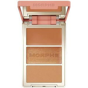 Morphe - Cheek Thrills - Blush-Bronzer Trio - After Party Sunset Swim - 1 Stk.