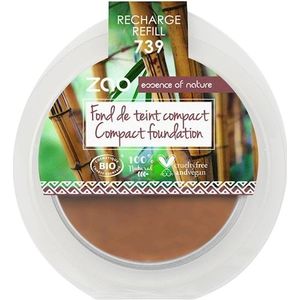 Zao Gezicht Foundation Refill Compact Foundation No. 739 Carob 6 g ()