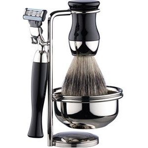 ERBE Shaving Shop Scheersets Scheerset Gillette Mach3, 4-delig Scheermes + borstel + standaard + scheerzeepbakje