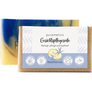 puremetics Verzorging Natural-soapsMediterrane gezichtszeep 75 g (€ 136,27 / 1 kg)