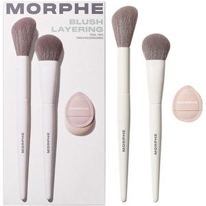 Morphe - Blush Layering Tool Trio - Make-up Kwasten - 3 Stuks
