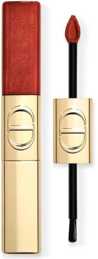DIOR - Rouge Dior Sequin Liquid Duo - Lippenstift - 747 Flame - 5 ml - Limited Edition